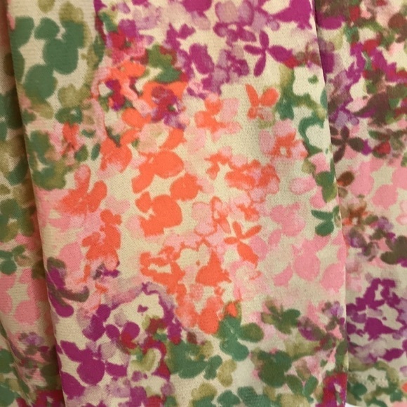 NWT Kate Hill floral tiger lily print skirt - Picture 3 of 7